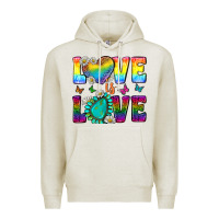 Oatmeal Heather Western Love LGBTQ Tumbler Premium Hoodie - BundleAndBundleShop