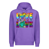 Purple Western Love LGBTQ Tumbler Premium Hoodie - BundleAndBundleShop