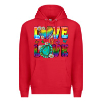 Red Western Love LGBTQ Tumbler Premium Hoodie - BundleAndBundleShop