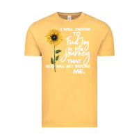 Vintage Mustard I Will Choose To Find Joy In The Journey That God Vintage Tee - Bettercallsaul