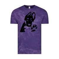 Cloud Purple German Shepherd German Shepherd Puppy Vintage Tee - trangStudio