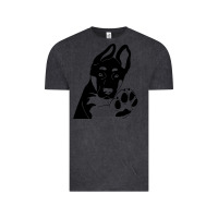 Vintage Black German Shepherd German Shepherd Puppy Vintage Tee - trangStudio