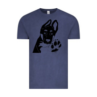 Vintage Denim German Shepherd German Shepherd Puppy Vintage Tee - trangStudio