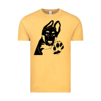 Vintage Mustard German Shepherd German Shepherd Puppy Vintage Tee - trangStudio