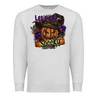 Dove Grey lets get spooky Premium Sweatshirt - SublimationCraftShop