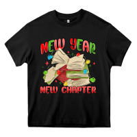 Black new year new chapter Heavy Core Tee - MaliasSmallBusiness