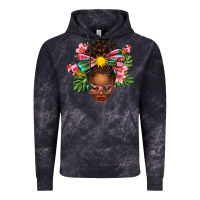 Cloud Black Afro Woman Summer Vintage Hoodie - texasbilliewilder