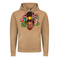 Vintage Camel Afro Woman Summer Vintage Hoodie - texasbilliewilder