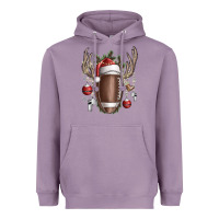 Lavender christmas football Heavyweight Hoodie - SublimationCraftShop