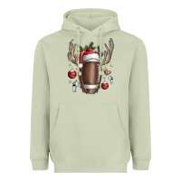 Matcha christmas football Heavyweight Hoodie - SublimationCraftShop