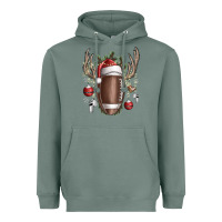 Sage christmas football Heavyweight Hoodie - SublimationCraftShop