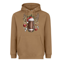 Toasted Coconut christmas football Heavyweight Hoodie - SublimationCraftShop