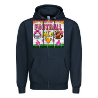 Navy football sister tumbler Zipper Hoodie - BundleAndBundleShop