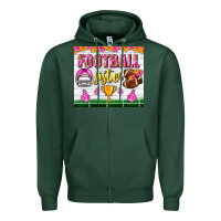 Sports Green football sister tumbler Zipper Hoodie - BundleAndBundleShop