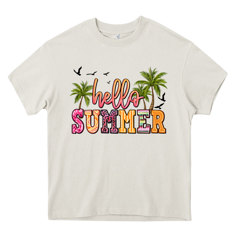 Hello Summer Heavy Core Tee by JahusDesignShop | Teevron