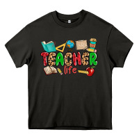 Asphalt teacher life Heavy Core Tee - MaliasSmallBusiness