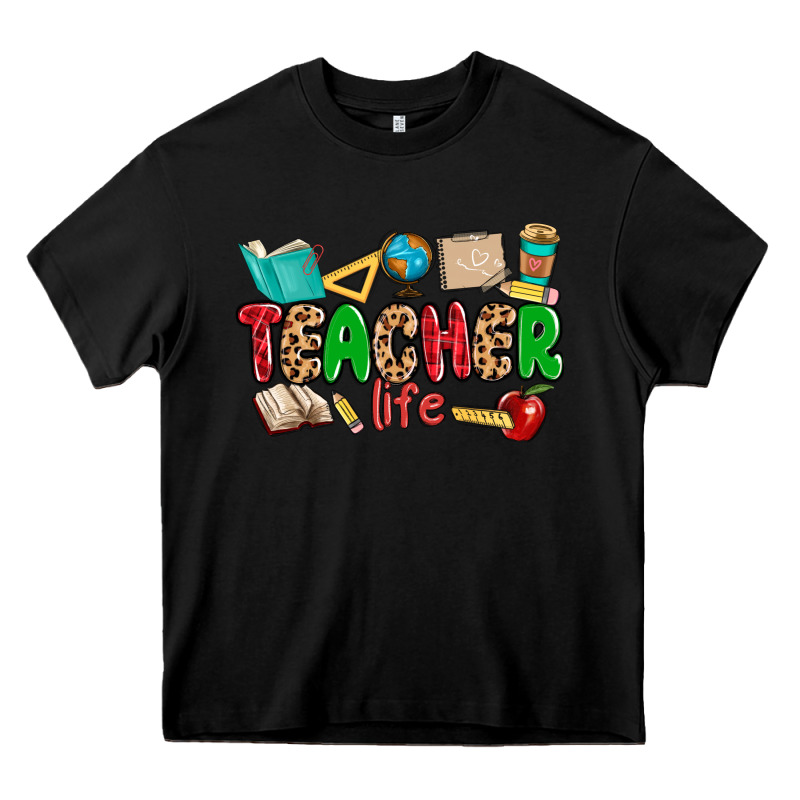 Teacher Life Heavy Core Tee by MaliasSmallBusiness | Teevron