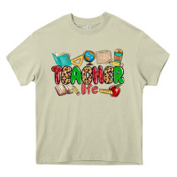 Mossy teacher life Heavy Core Tee - MaliasSmallBusiness