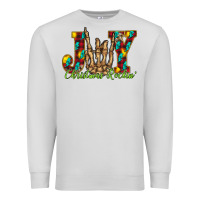 Dove Grey joy Christmas Rockin Premium Sweatshirt - CowhideDigitalArt