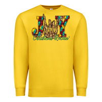 Lemon joy Christmas Rockin Premium Sweatshirt - CowhideDigitalArt