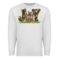 Oatmeal Heather joy Christmas Rockin Premium Sweatshirt - CowhideDigitalArt