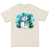 Bone winter snowman Premium Tee - MaliasSmallBusiness