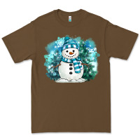 Cacao winter snowman Premium Tee - MaliasSmallBusiness