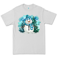 Dove Grey winter snowman Premium Tee - MaliasSmallBusiness