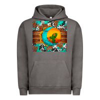 Pigment Tornado sunflower desert cactus turquoise crescent Urban Hoodie - Artiststas
