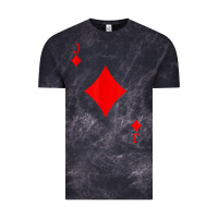 Cloud Black jack of diamond deck of cards halloween costume t shirt Vintage Tee - trangStudio