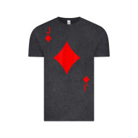 Vintage Black jack of diamond deck of cards halloween costume t shirt Vintage Tee - trangStudio