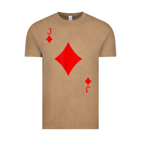Vintage Coffee jack of diamond deck of cards halloween costume t shirt Vintage Tee - trangStudio