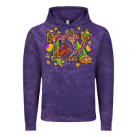 Cloud Purple Texas Mardi Gras Vintage Hoodie - NancyCooperArtShop