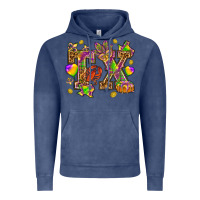 Vintage Denim Texas Mardi Gras Vintage Hoodie - NancyCooperArtShop