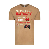 Vintage Camel 14 Year Old Gamer Gift Boy Teen 14th Perfect Birthday Gaming Vintage Tee - trangStudio