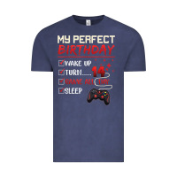 Vintage Denim 14 Year Old Gamer Gift Boy Teen 14th Perfect Birthday Gaming Vintage Tee - trangStudio