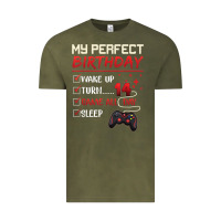 Vintage Olive 14 Year Old Gamer Gift Boy Teen 14th Perfect Birthday Gaming Vintage Tee - trangStudio