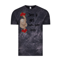 Cloud Black just a girl who loves sloths Vintage Tee - Bettercallsaul