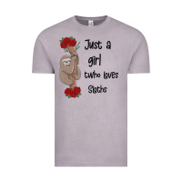 Vintage Zinc just a girl who loves sloths Vintage Tee - Bettercallsaul