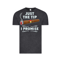 Vintage Black Just The Tip Cigar Smoker Gift Funny Cigar Smoking Vintage Tee - trangStudio