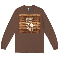 Chestnut husband daddy gamer hero Long Sleeve Tee - TumblerDesignByShophia