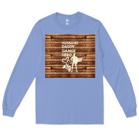 Colony Blue husband daddy gamer hero Long Sleeve Tee - TumblerDesignByShophia