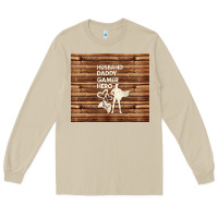 Mushroom husband daddy gamer hero Long Sleeve Tee - TumblerDesignByShophia
