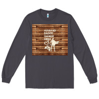 Smoke husband daddy gamer hero Long Sleeve Tee - TumblerDesignByShophia