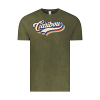 Vintage Olive I Love Caribou City Usa Retro Vintage Vintage Tee - trangStudio