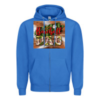 True Royal baseball dad tumbler Zipper Hoodie - BundleAndBundleShop