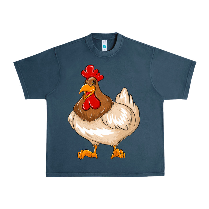 Cute Chicken Urban Heavy Tee by texasbilliewilder | Teevron