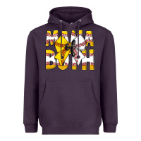 Plum Mama Of Both Heavyweight Hoodie - CowhideDigitalArt