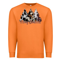 Carrot merry christmas cowhide trees Premium Sweatshirt - CowhideDigitalArt