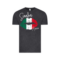 Vintage Black GGT Travel Souvenir Style SINALOA MX Flag Lips Vintage Tee - trangStudio